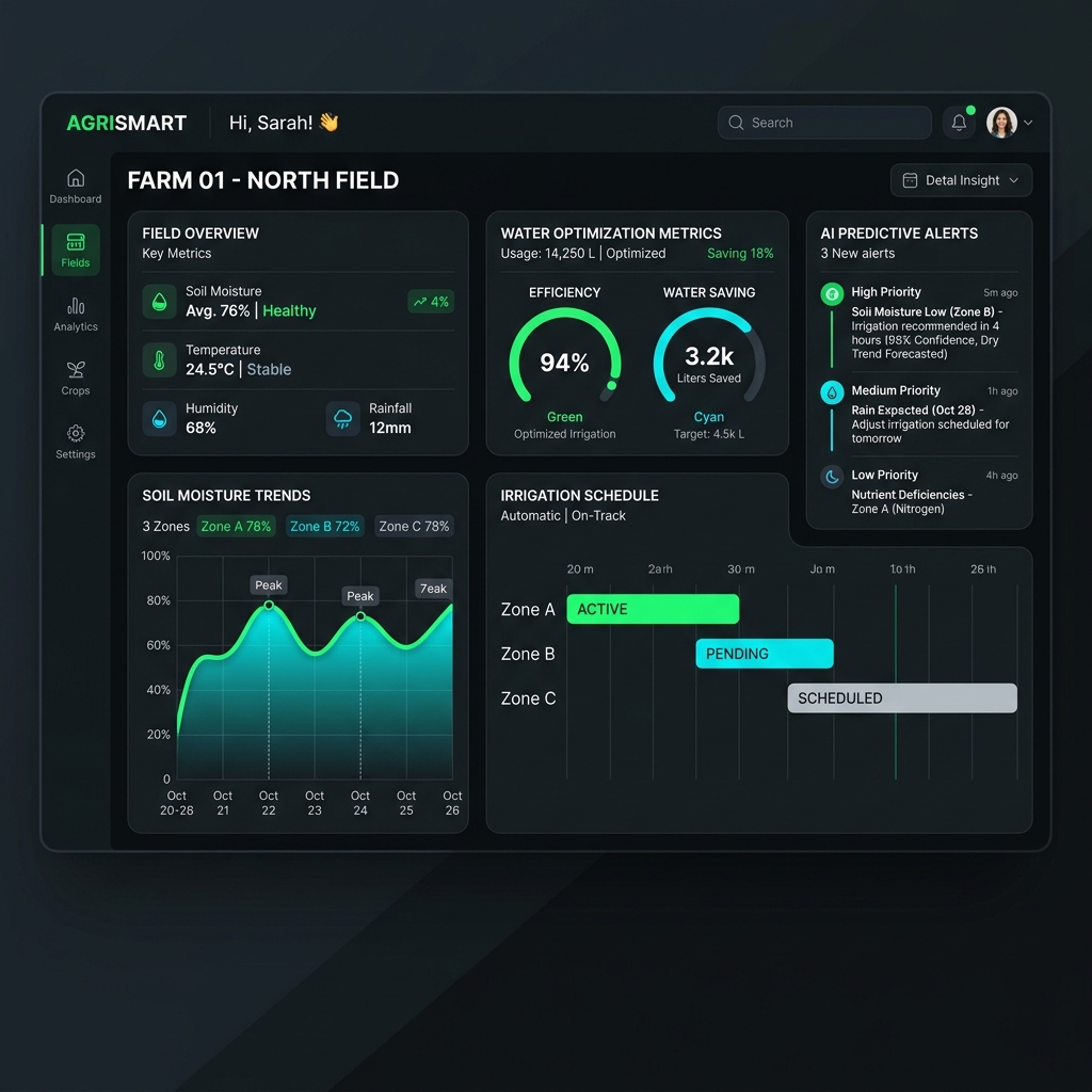SaaS Dashboard UI Preview